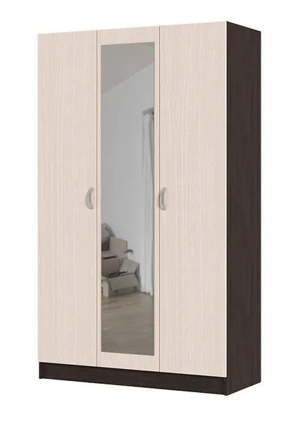 Шкаф 3-х створчатый Басса ШК-553 венге - дуб белфорт