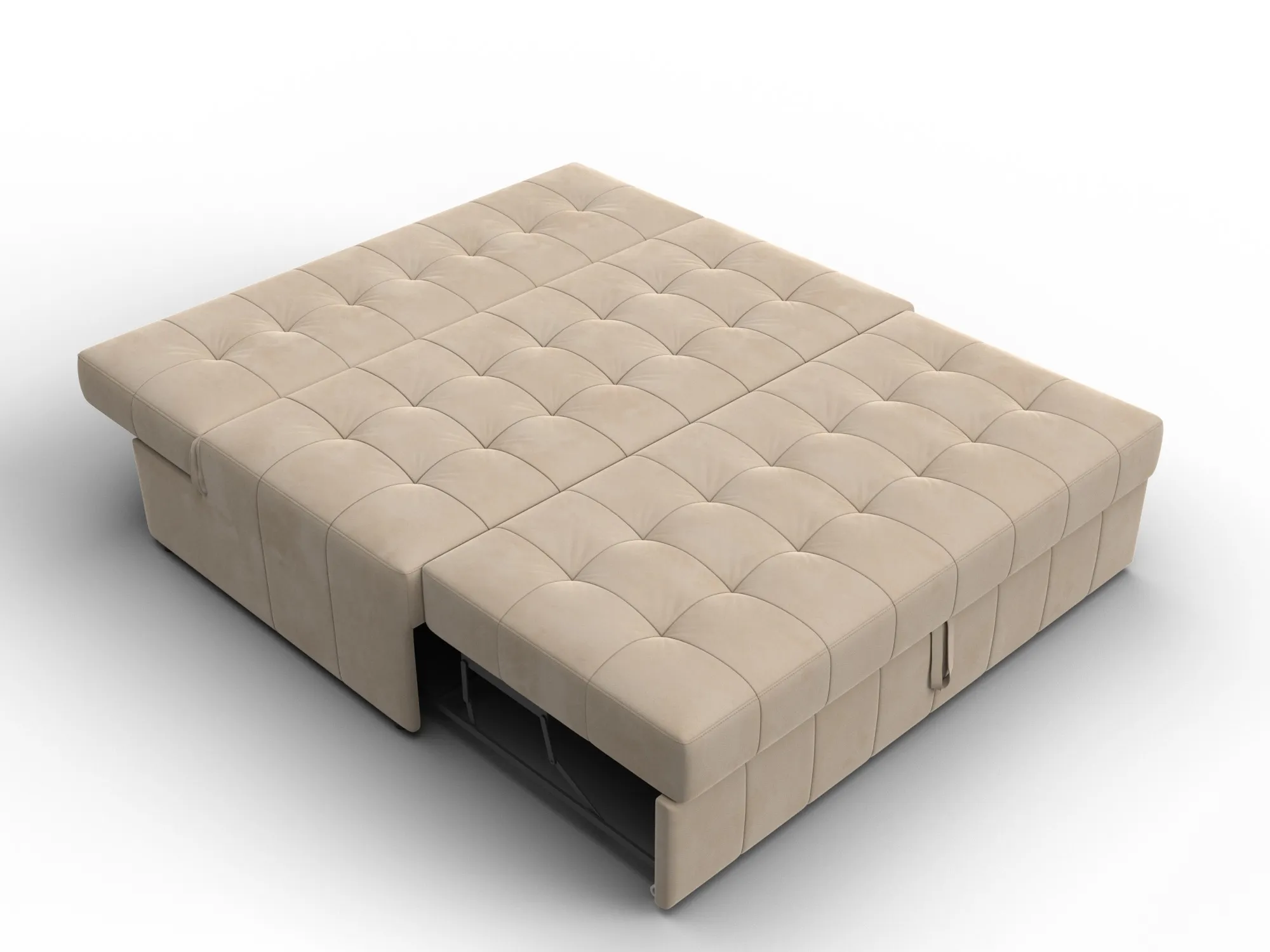 Диван прямой Лига-107 (140) ( SEVEN 729 бежевый )