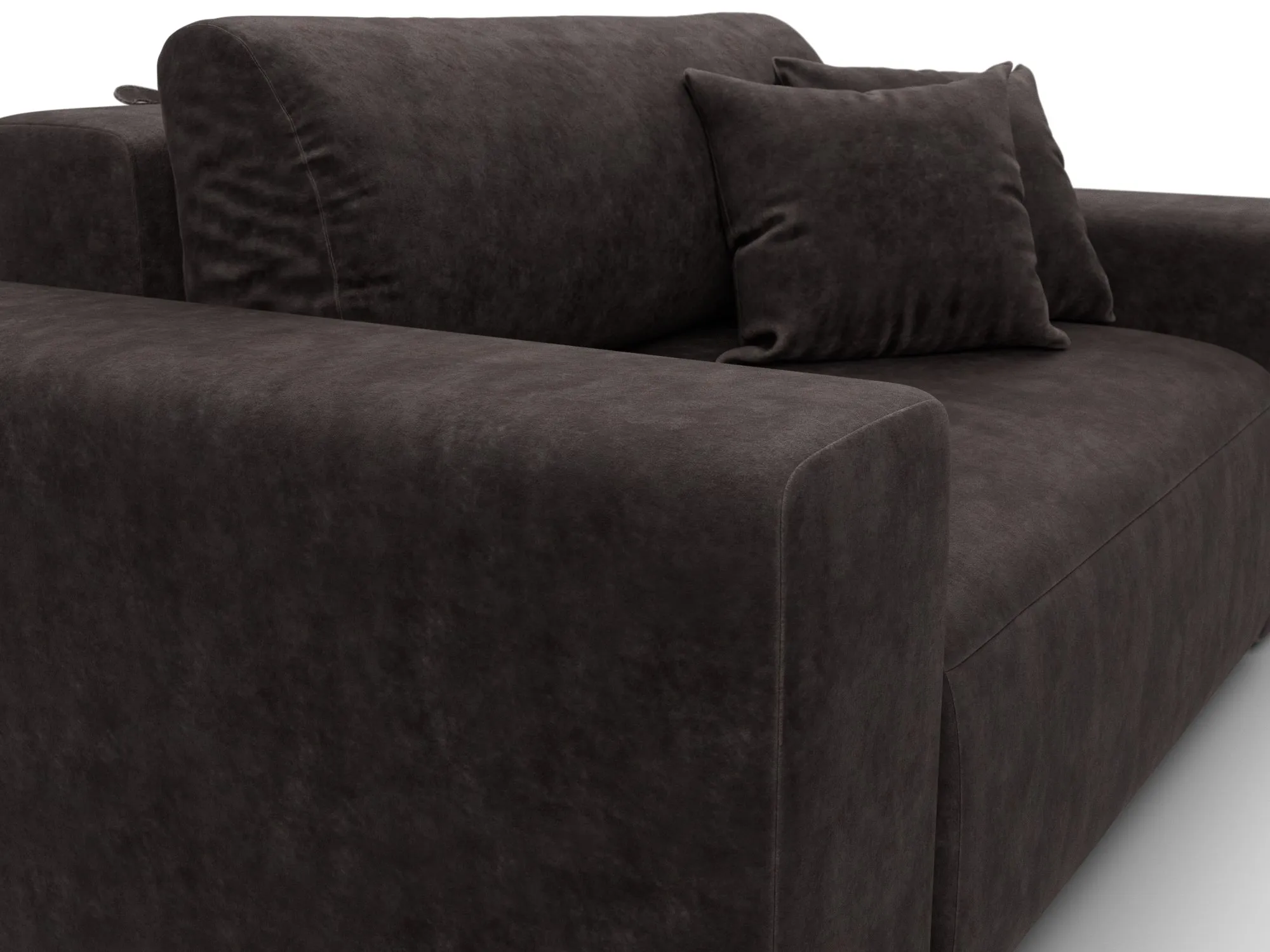 Кресло Лига-036 НПБ ( BRUT 17 коричневый )