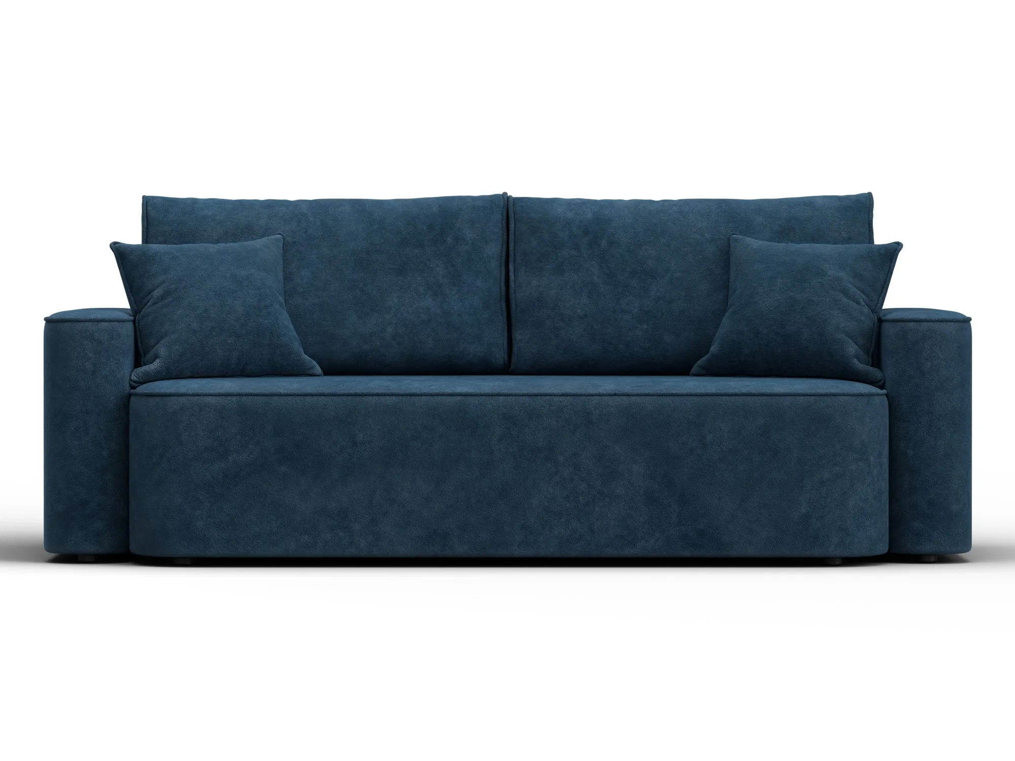 Диван прямой Лига-118 НПБ ( BRUT 11 синий )