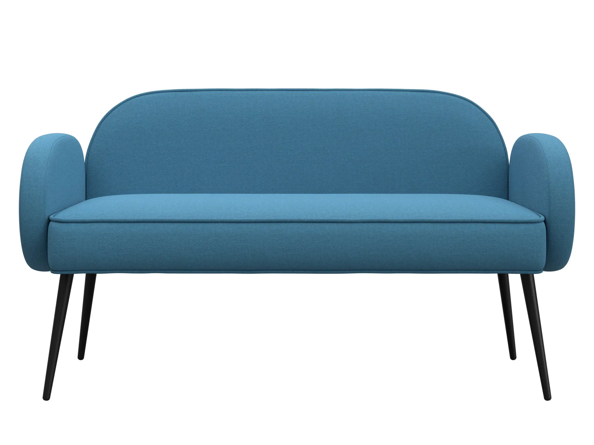 Диван прямой Лига-086 ( Амур 10 голубой )