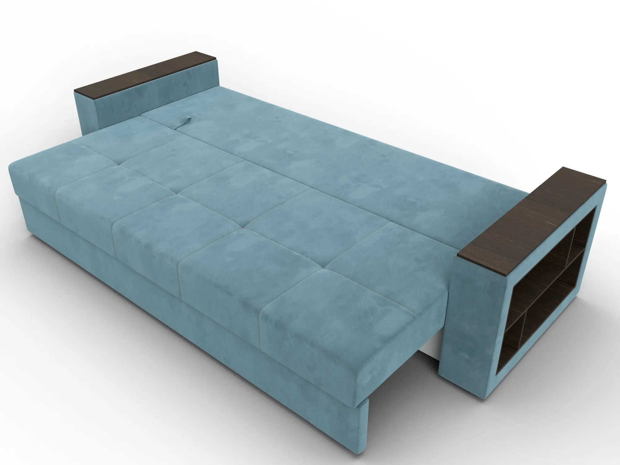 Диван прямой Дубай Лайт ( SEVEN 113 бирюзовый )