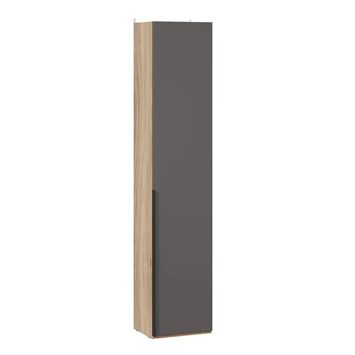 Шкаф для белья с глухой дверью Порто - СМ-393.07.211 Графит 