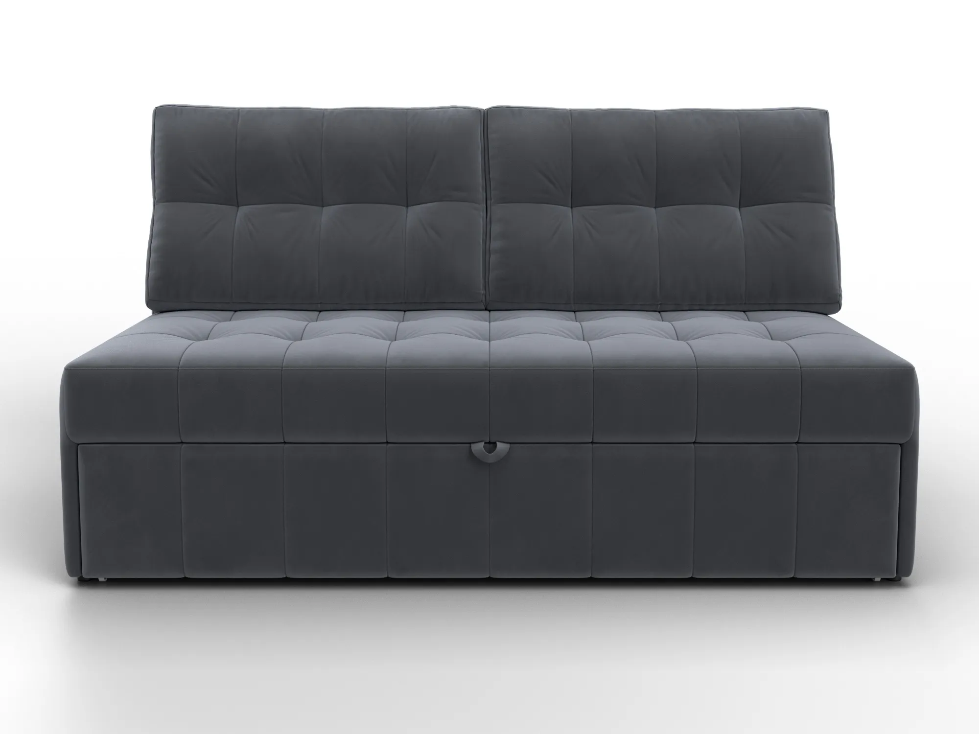 Диван прямой Лига-107 (140) ( SEVEN 17 серый )