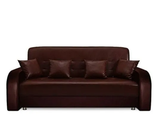 Диван книжка Престиж 120 (кожзам коричневый)