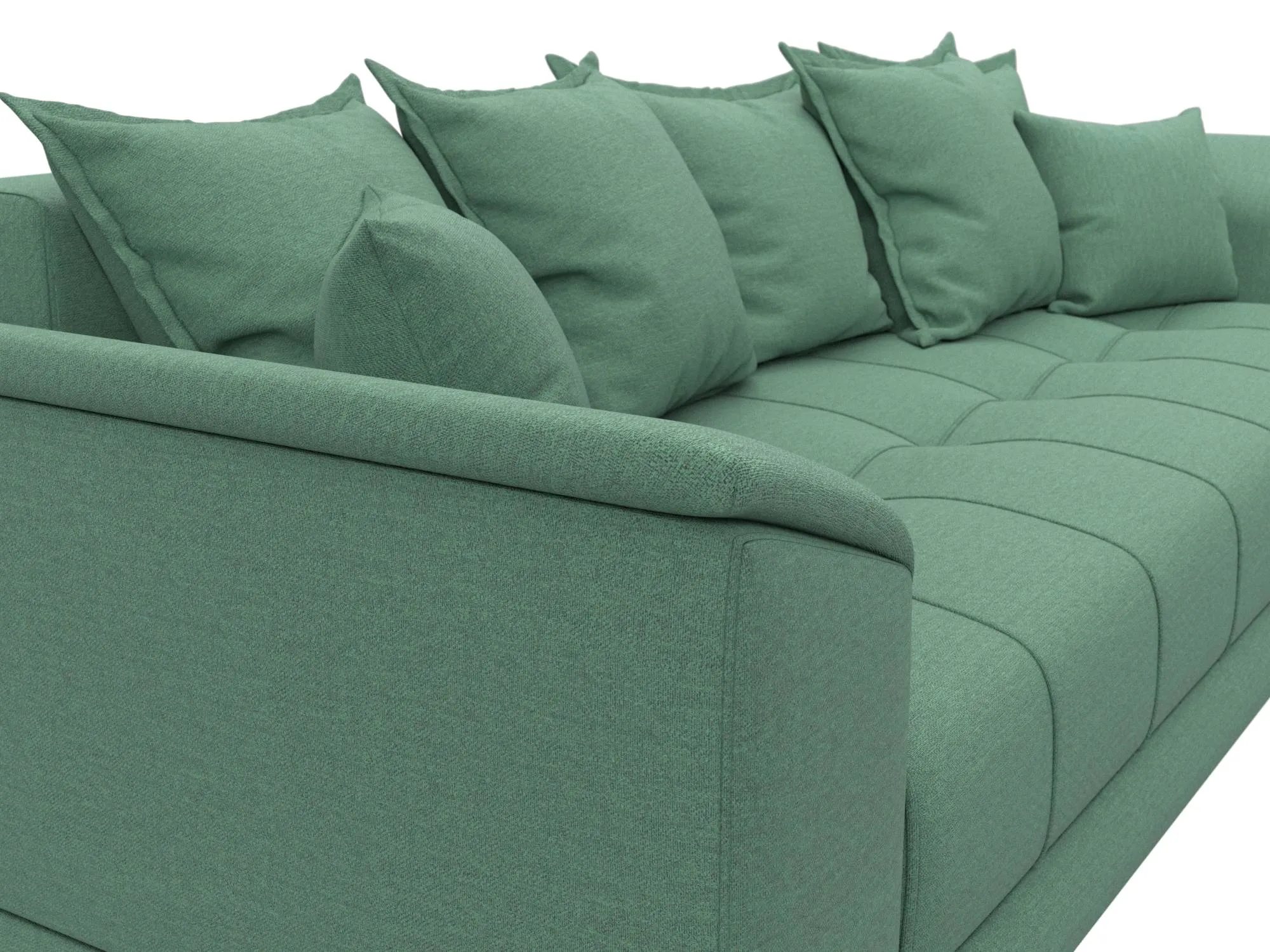 Диван прямой НордСтар НПБ ( Амур 11 зеленый )