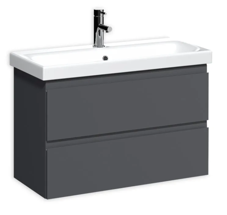 Тумба подвесная под умывальник "Moduo 80" Graffo В2 Домино