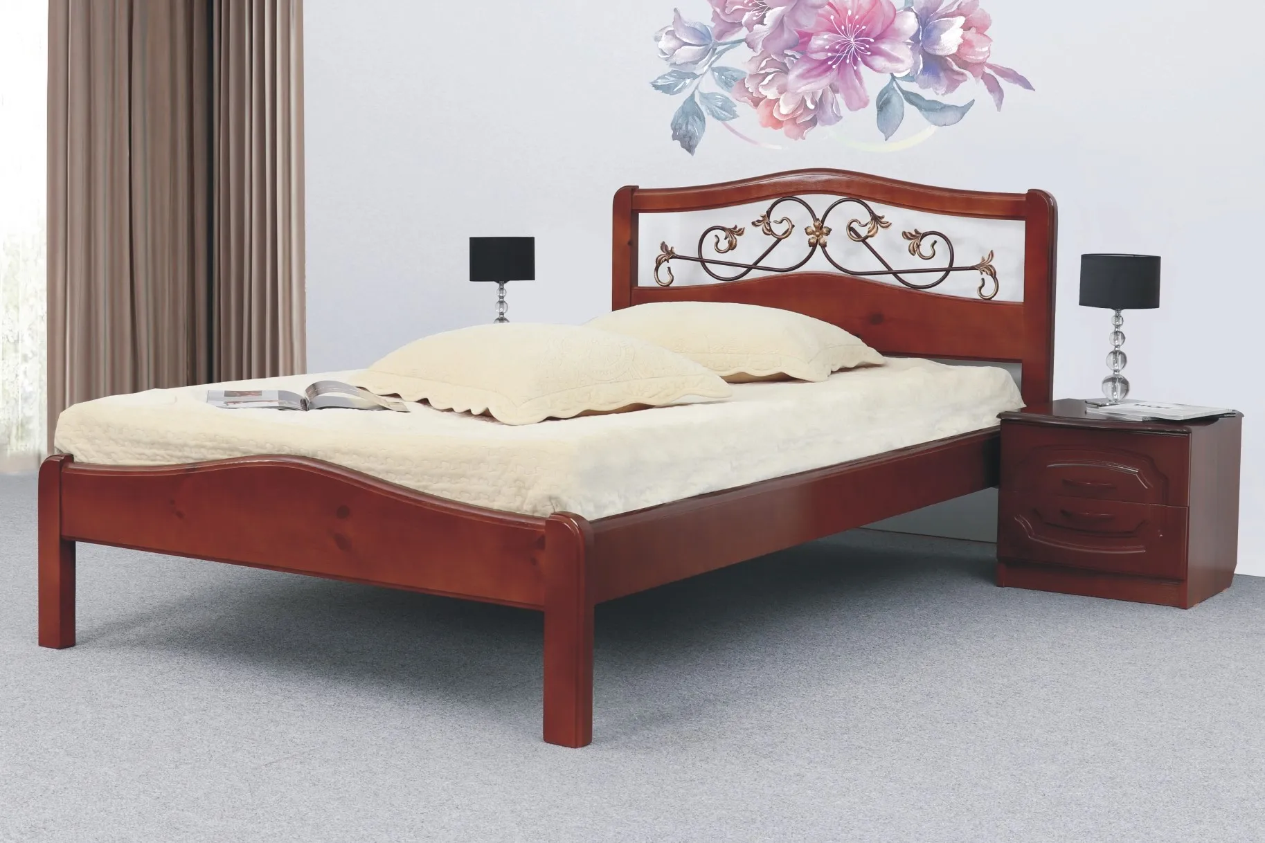 Тахта Людмила 3 орех светлый 1400