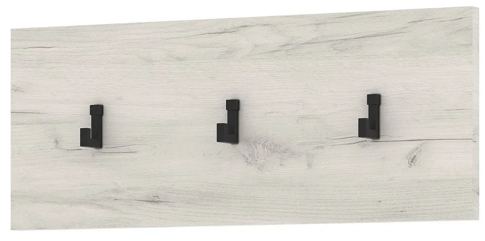 Панель с крючками ГРЕТТА  500  Дуб Крафт белый