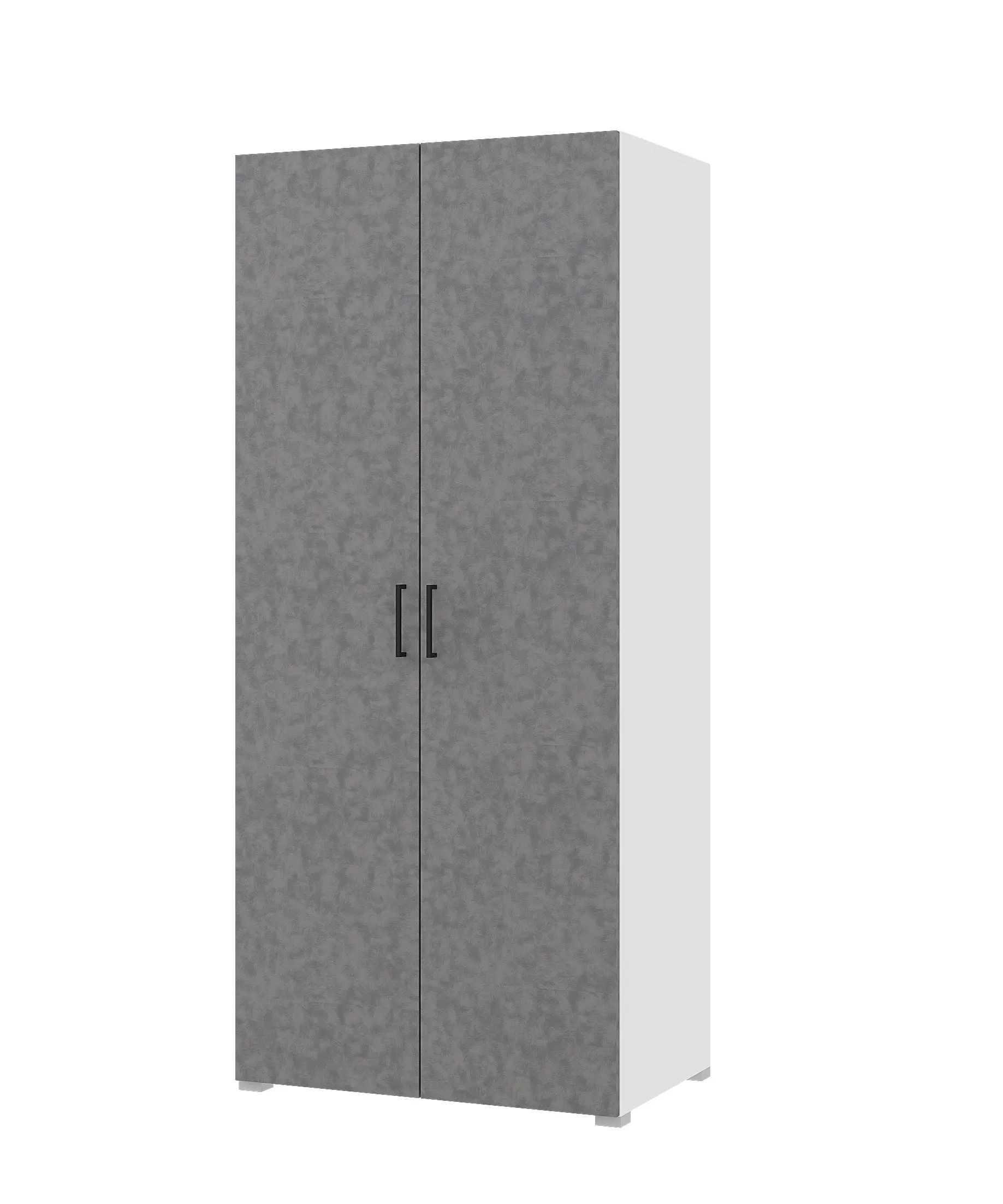 Шкаф VICTOR белый/бетон