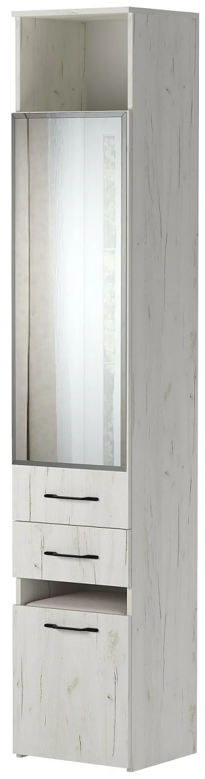 Пенал с пуфом ИТАЛИЯ П1Я-400 Крафт белый