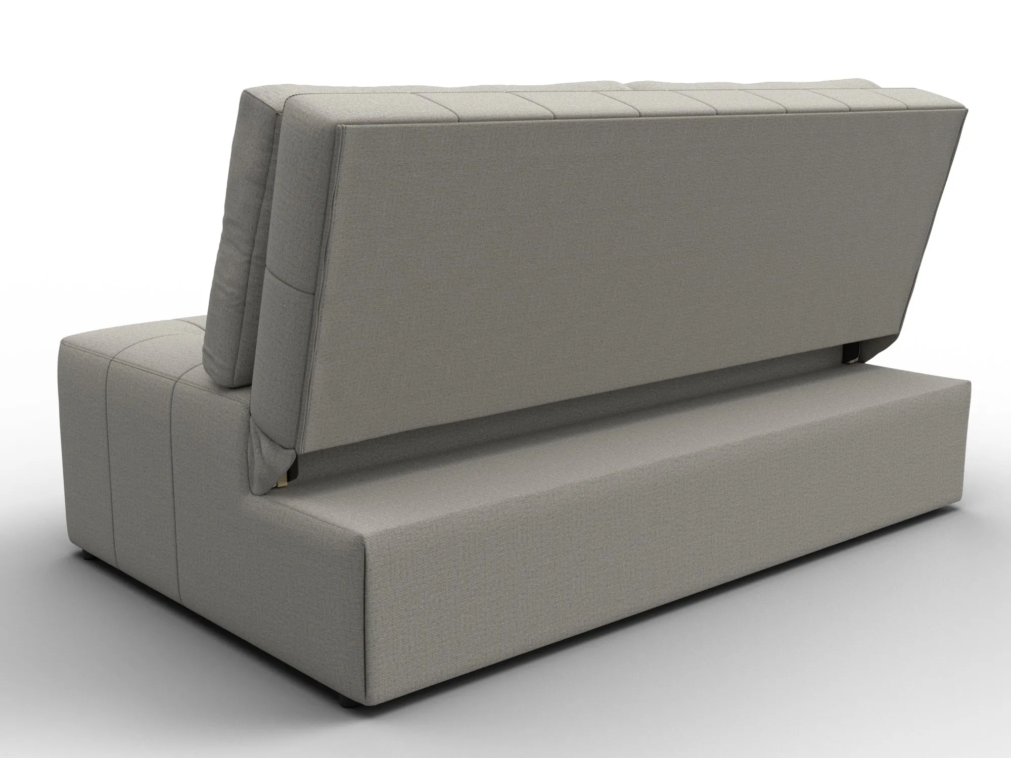 Диван прямой Лига-107 (140) ( Амур 02 бежевый )