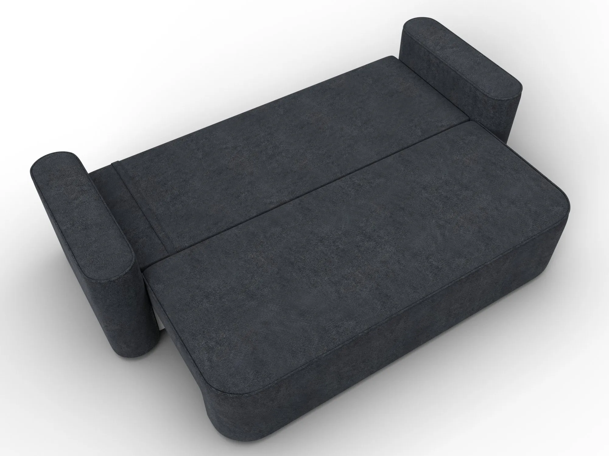 Диван прямой Лига-118 НПБ ( LAIM 26 темно-серый )