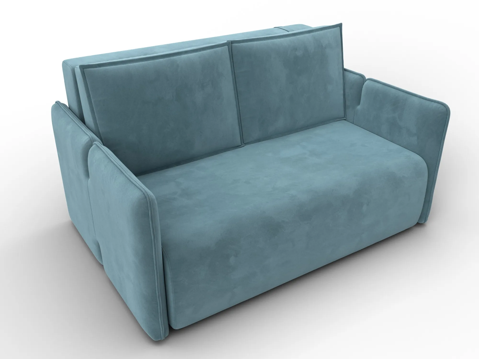 Диван прямой Лига-117 ( SEVEN 113 бирюзовый )