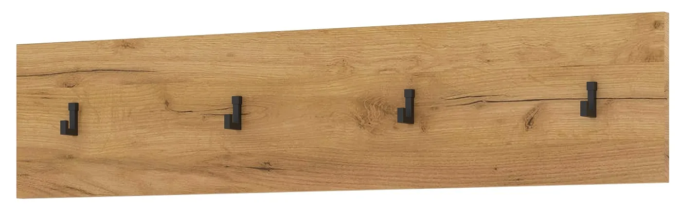 Панель с крючками ГРЕТТА 900  Дуб Крафт золотой