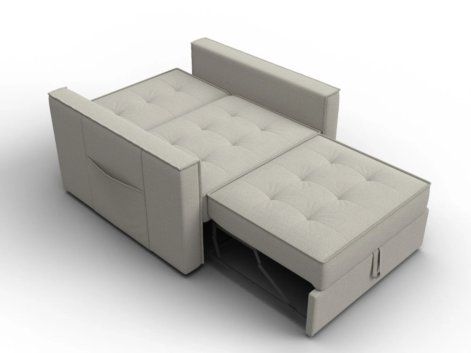 Кресло-кровать Лига-104 (80) ( Амур 02 бежевый )