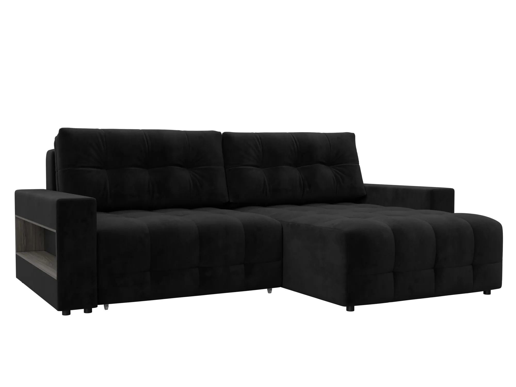 Диван угловой с полками Лига-053 НПБ