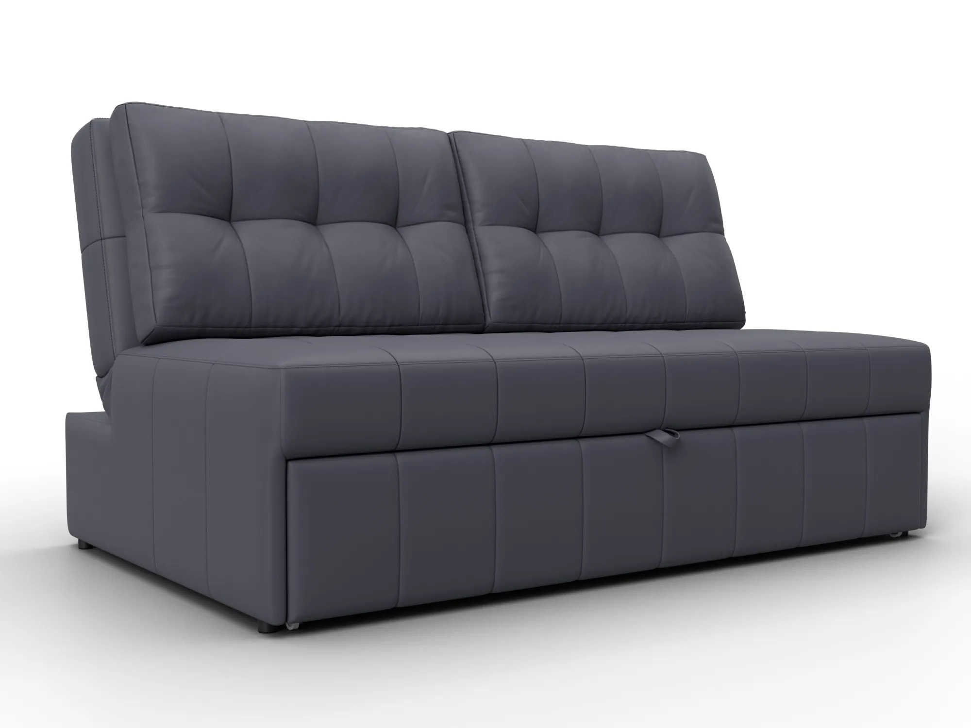 Диван прямой Лига-107 (140) ( GRIFON 15 серый )