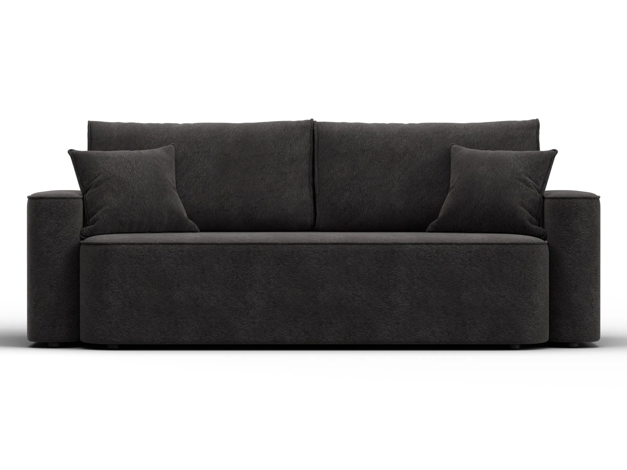 Диван прямой Лига-118 НПБ ( LAIM 10 темно-коричневый )