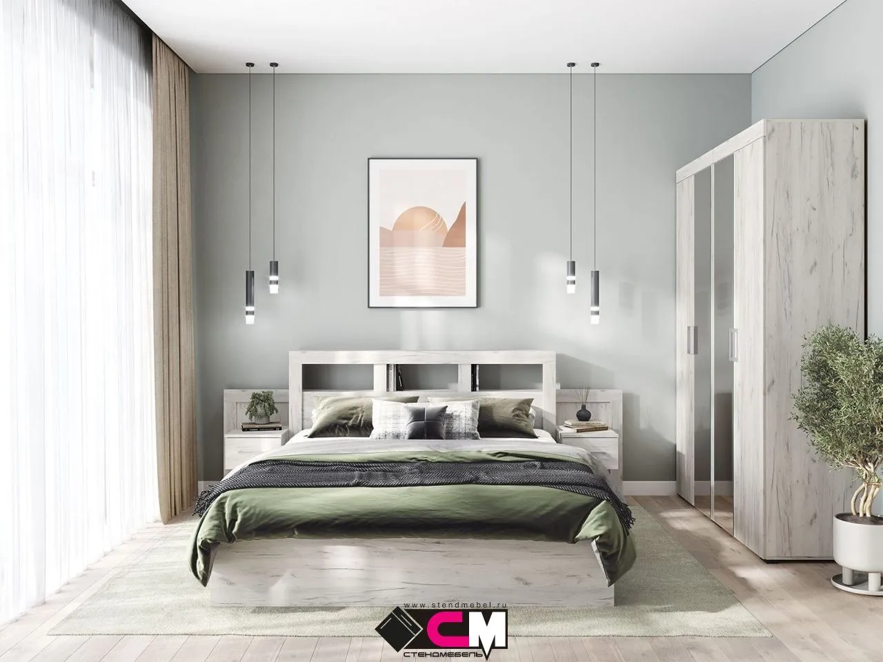 Спальный гарнитур Гранд 1