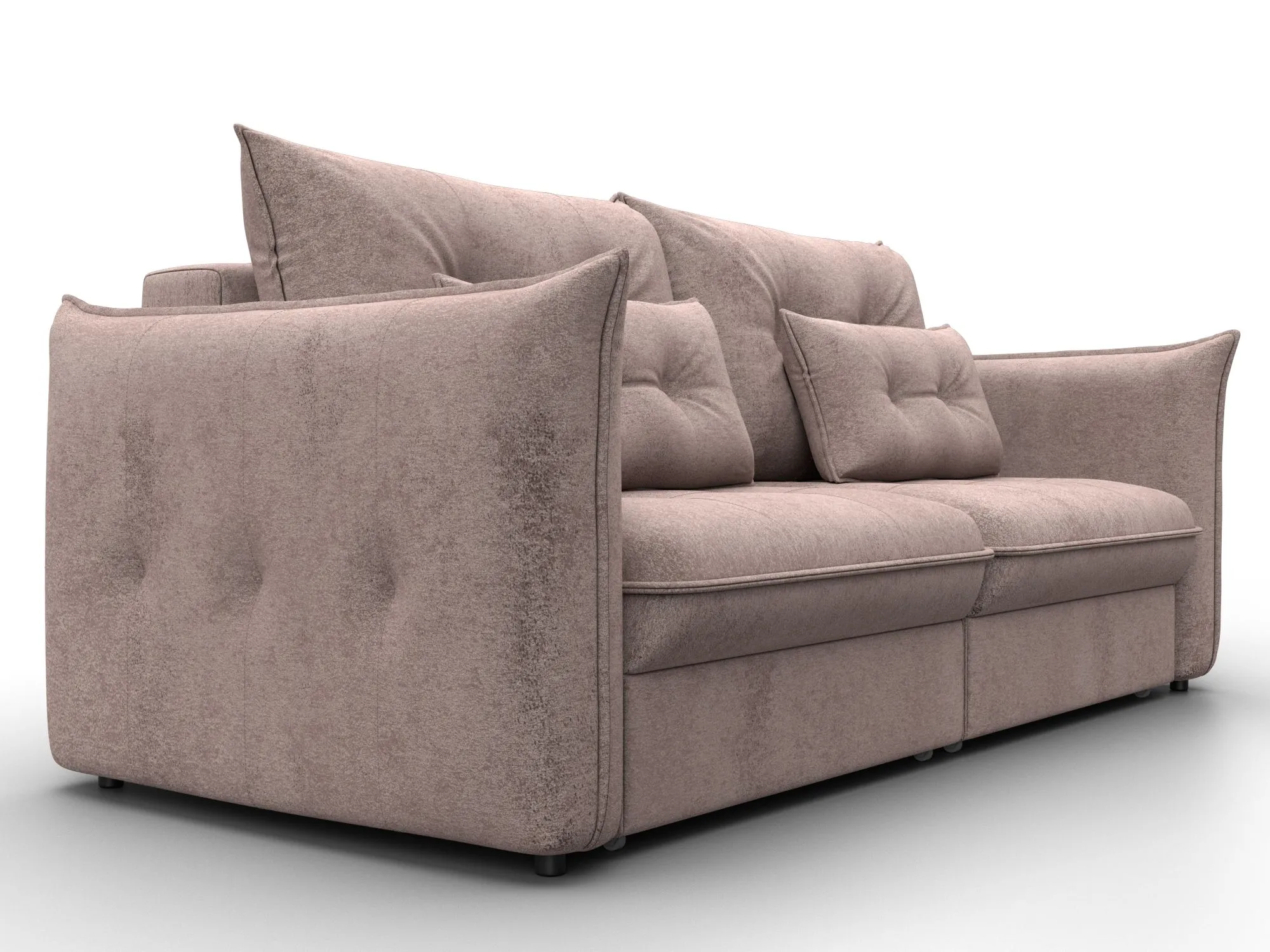 Диван прямой Лига-100 НПБ ( TOWER 05 бежевый )