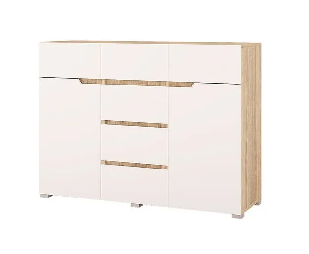 Комод Анталия 1200 (сонома/белый)