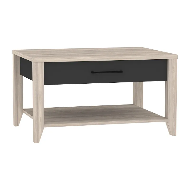 Стол журнальный AURELIO 16 Блеквуд сатиновый/Антрацит