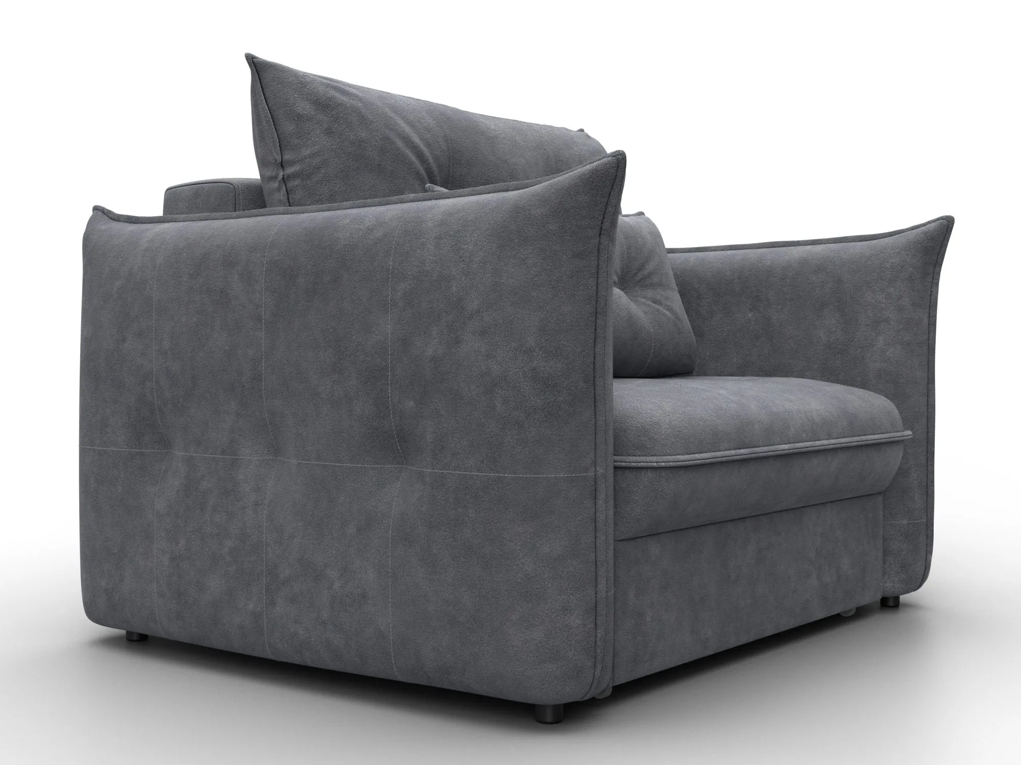 Кресло Лига-100 НПБ ( BRUT 16 темно-серый )