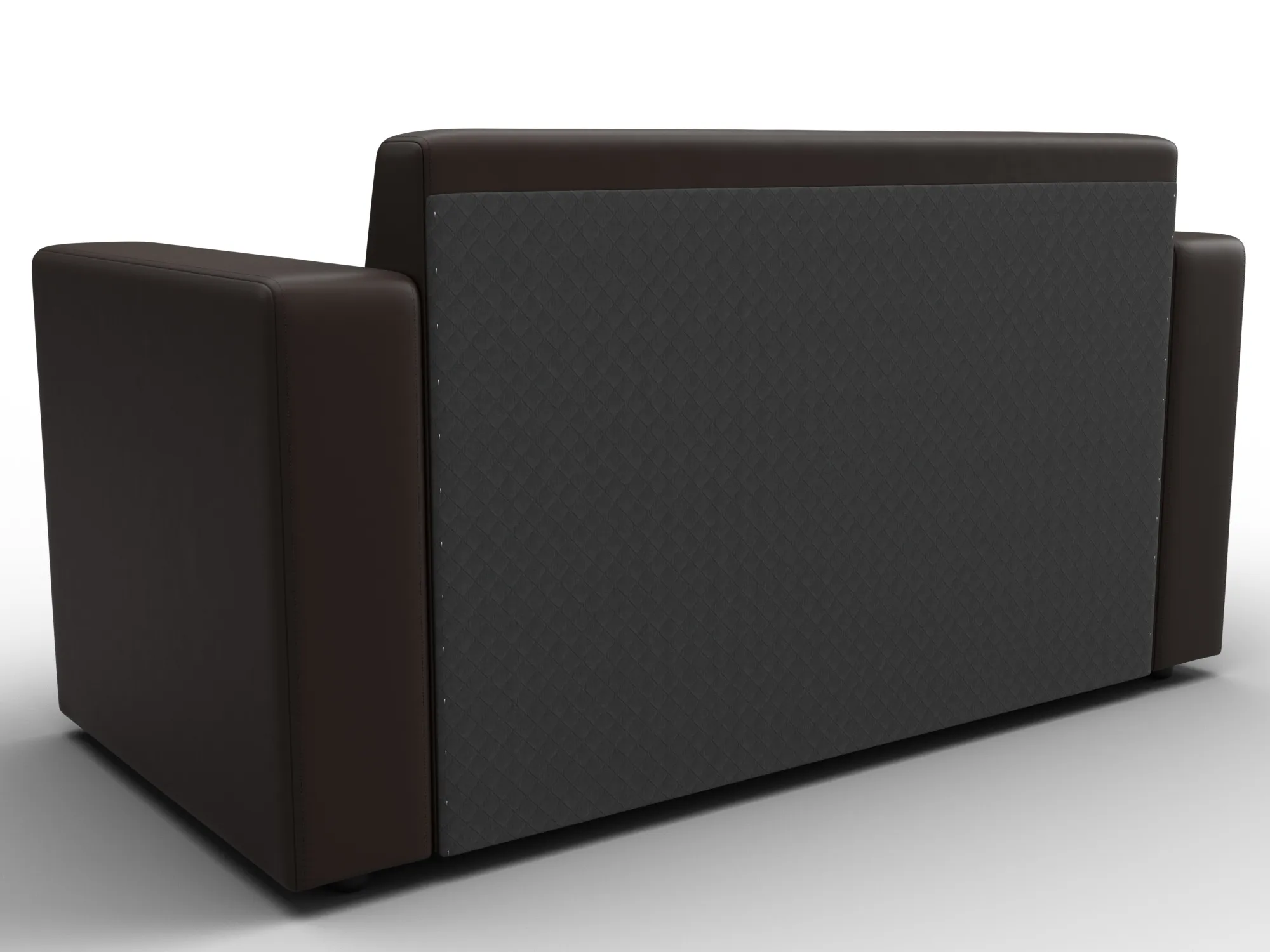 Диван прямой Лига-093 ( Коричневый )