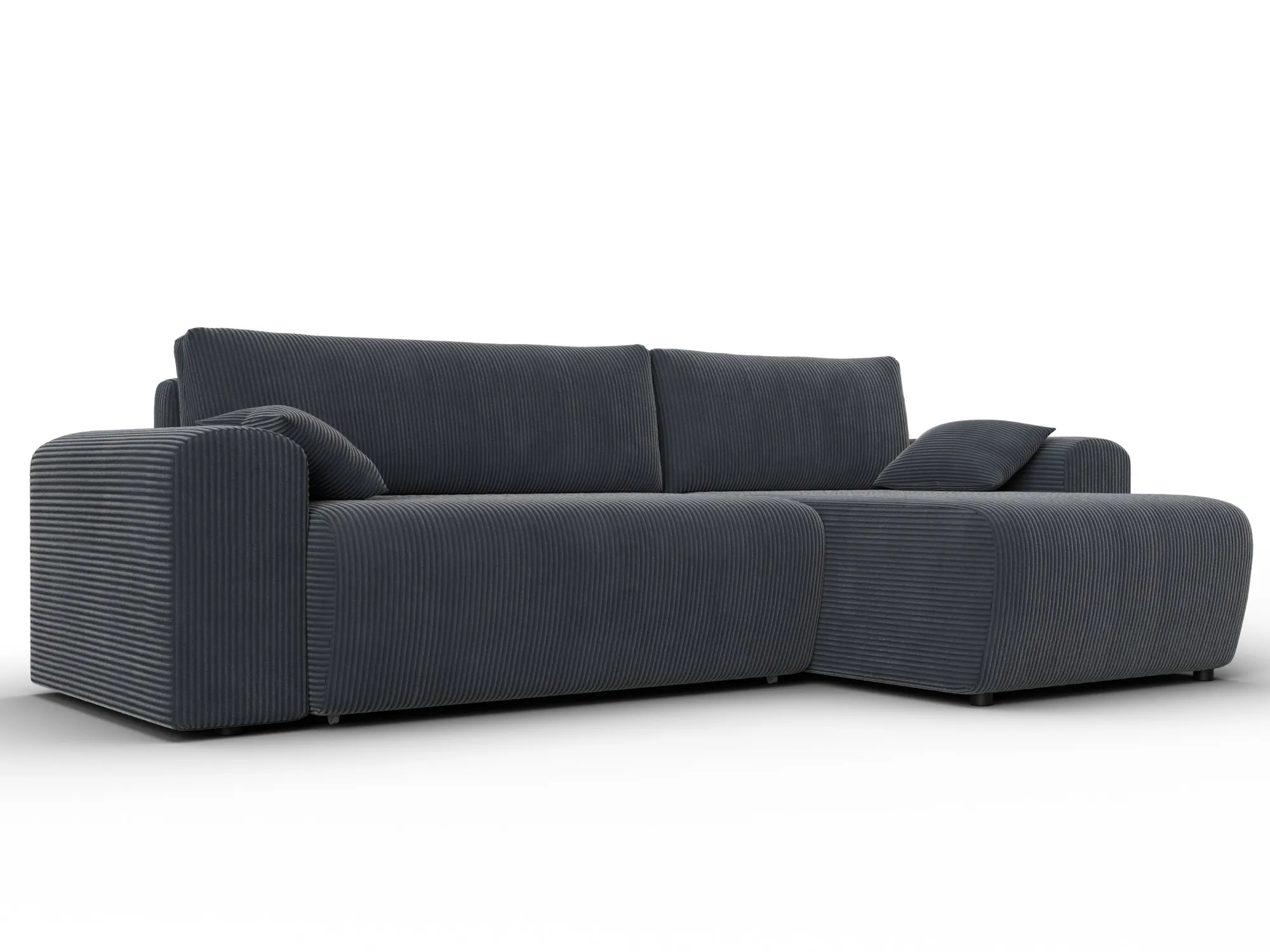 Диван угловой Лига-099 угол универсальный ( Vertical серый )