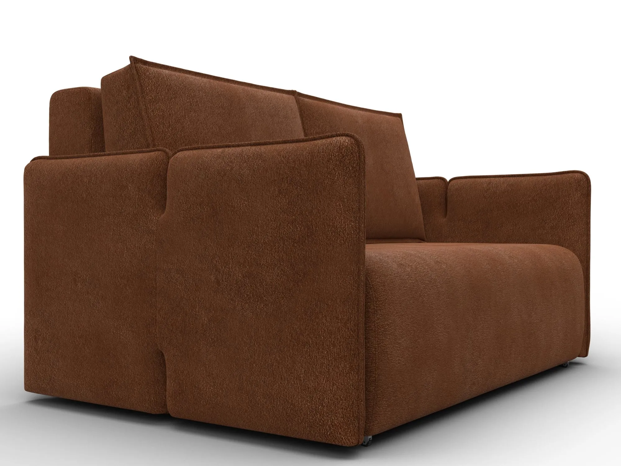 Диван прямой Лига-117 ( LAIM 14 терракотовый )