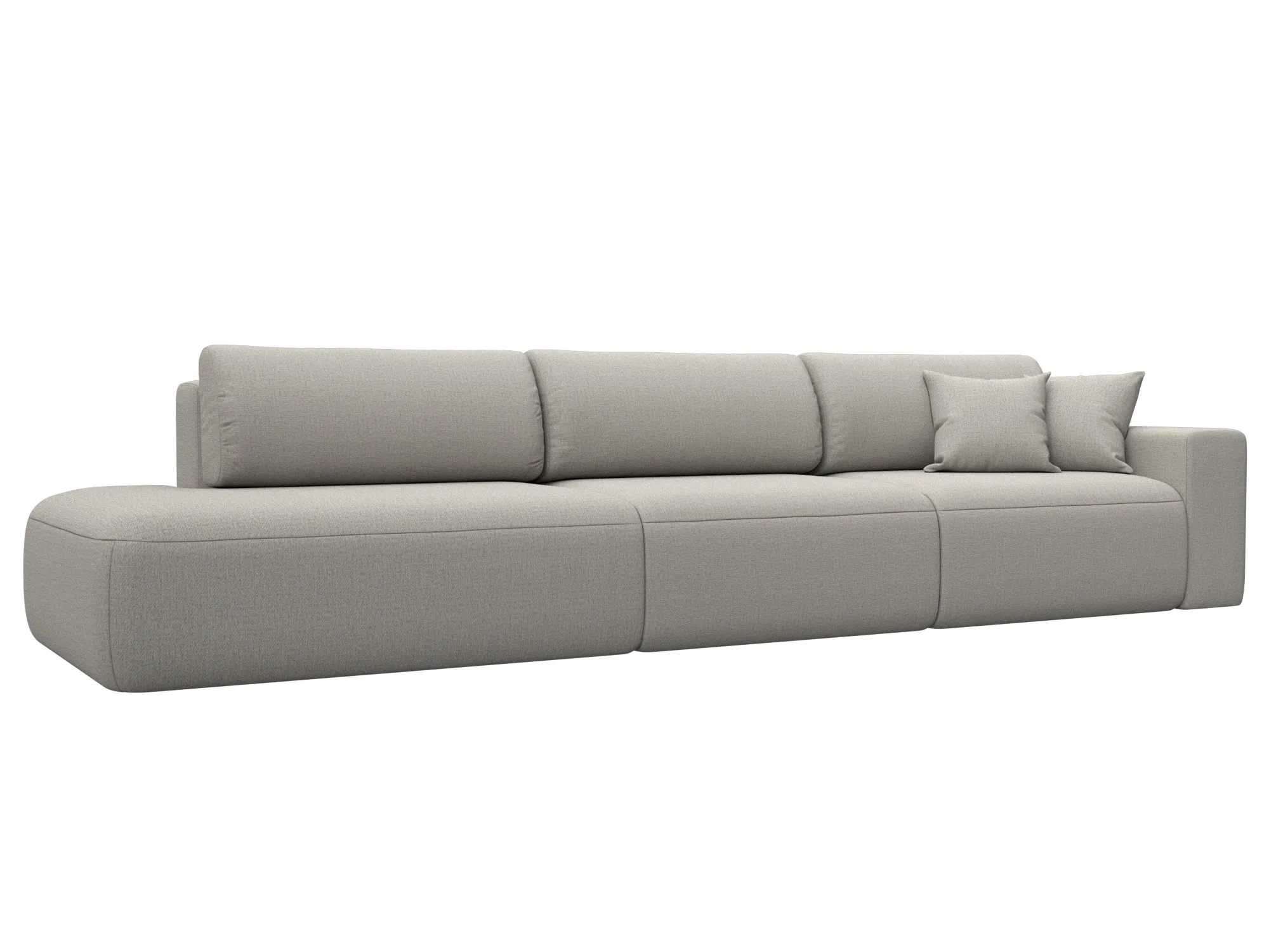 Диван прямой Лига-036 НПБ Модерн Лонг подлокотник справа