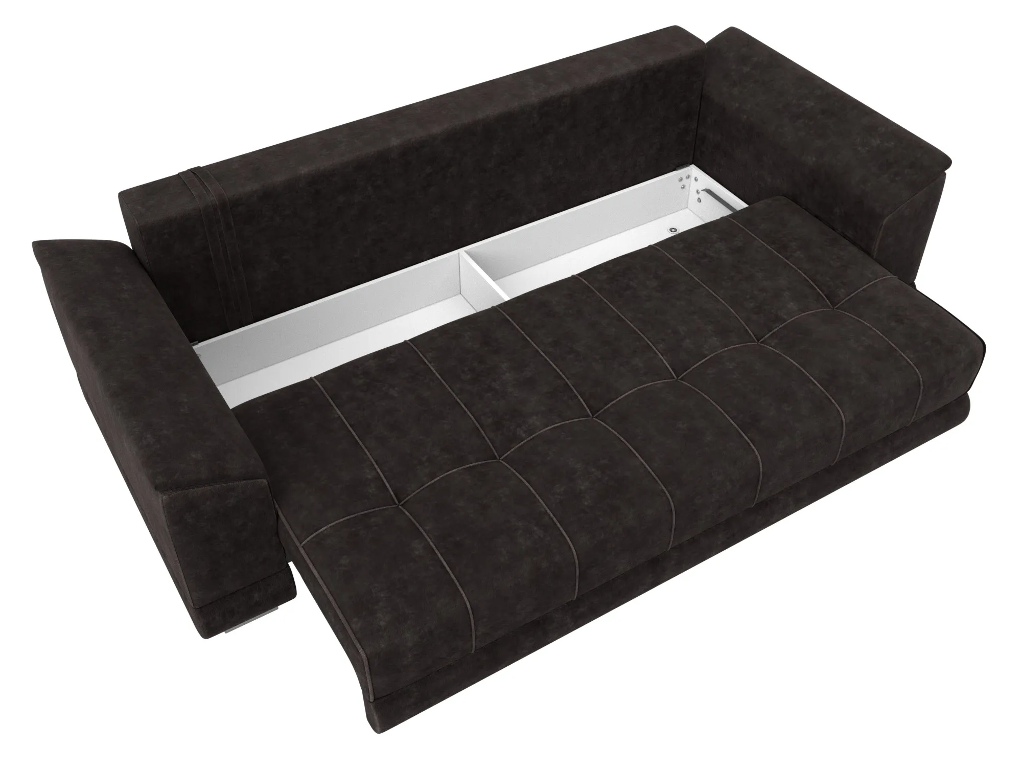 Диван прямой НордСтар НПБ ( BRUT 17 коричневый )