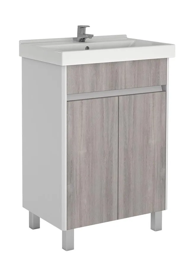 Тумба под умывальник "Fest 60" Uno без ящика Домино