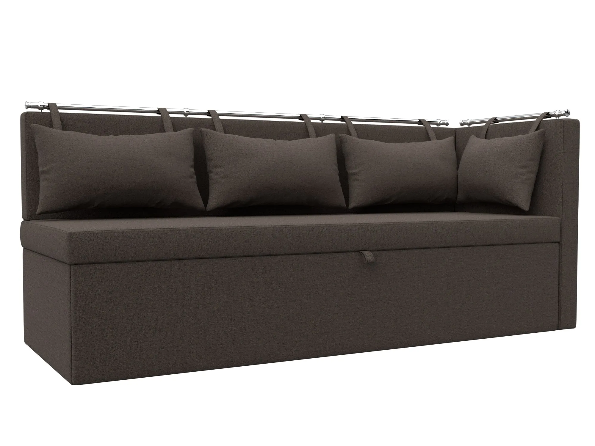 Диван кухонный прямой Метро с углом справа