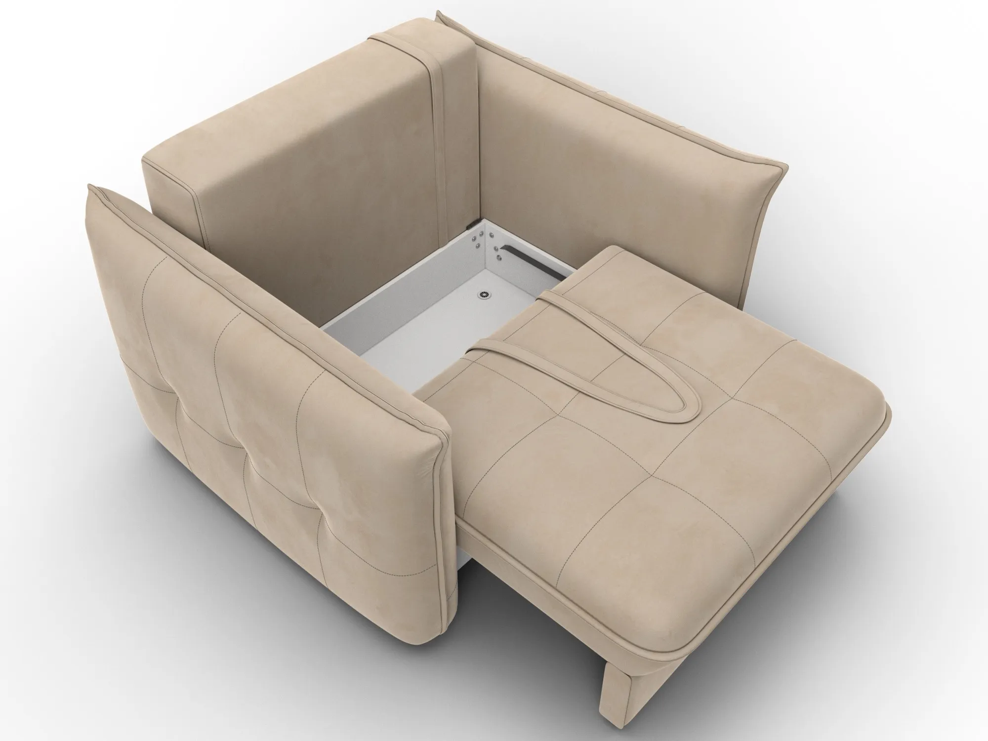 Кресло Лига-100 НПБ ( SEVEN 729 бежевый )