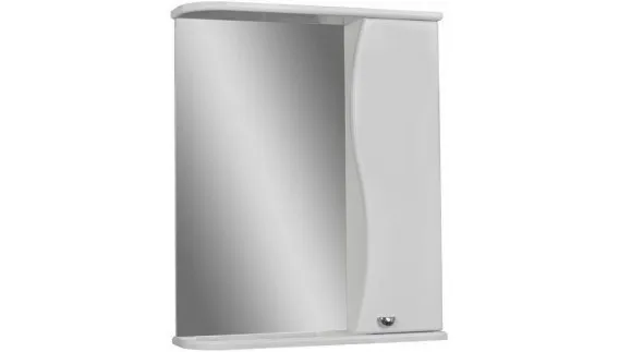 Зеркало-шкаф Волна 55 см правый