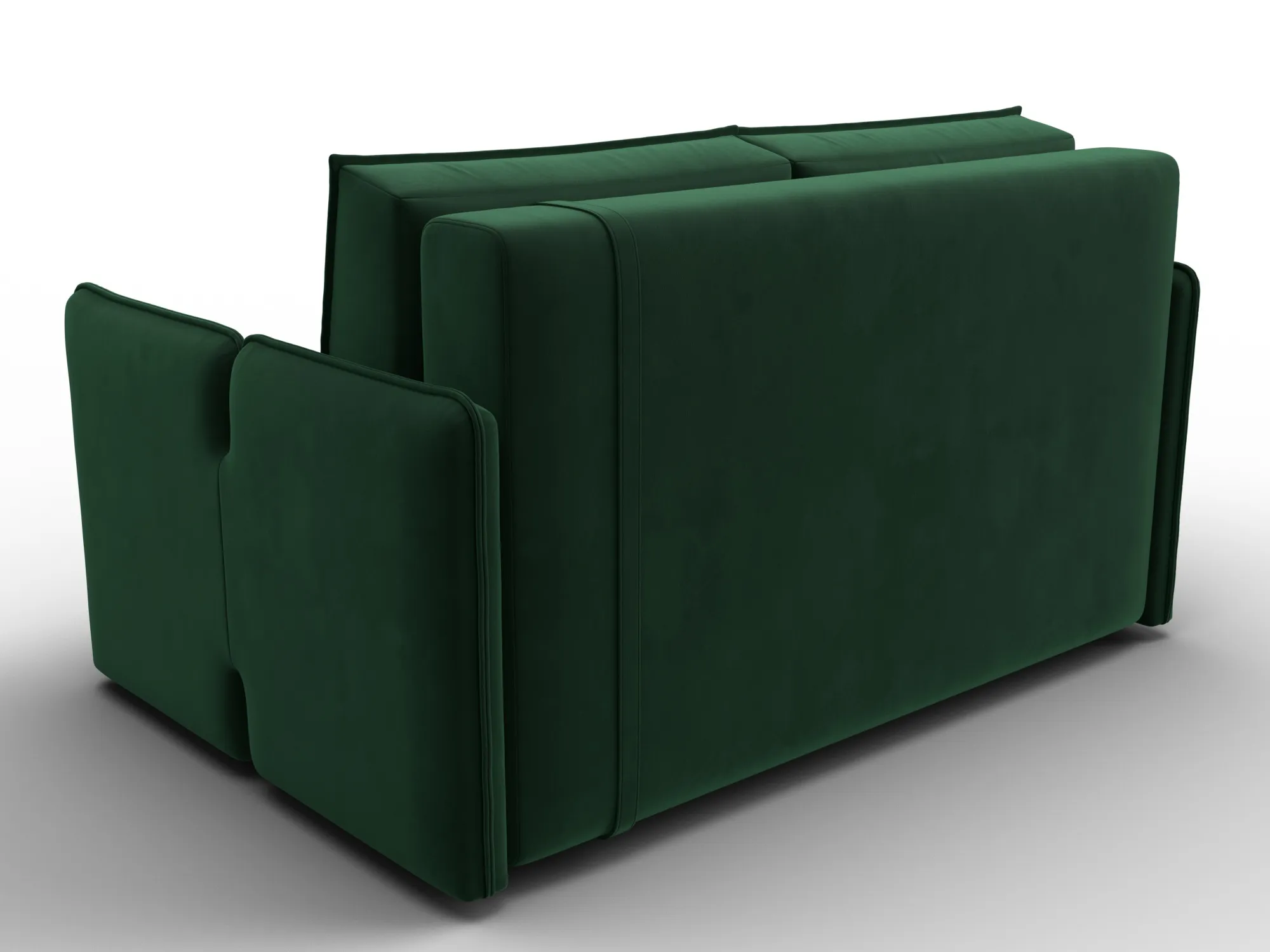 Диван прямой Лига-117 ( SEVEN 626 зеленый )