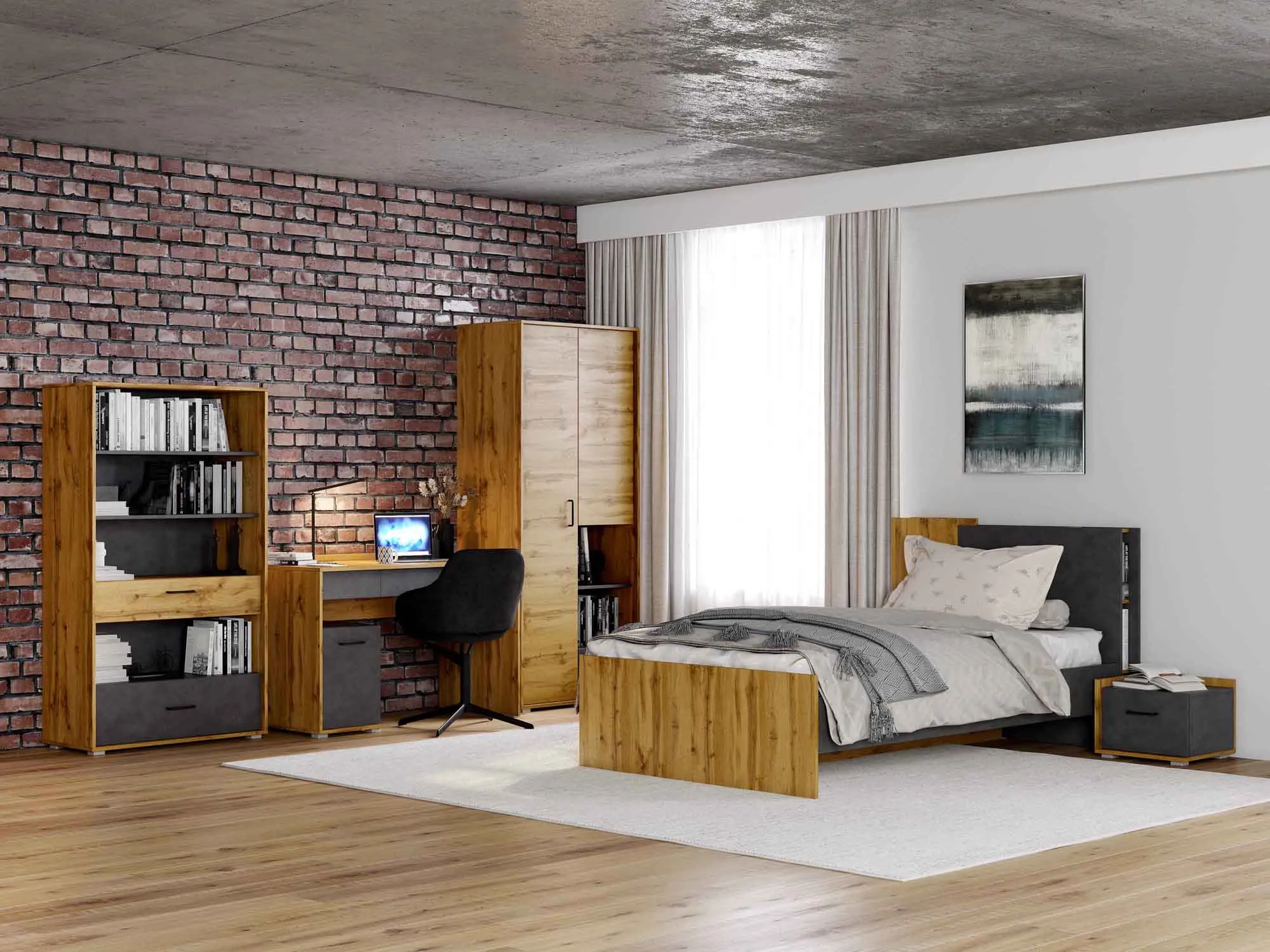 Модульная молодежная Рэми композиция 3