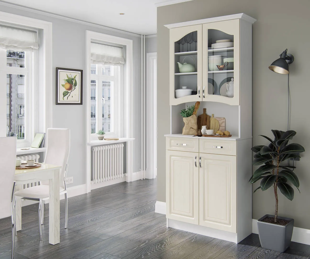 Буфет Прованс-08 (клен кремовый)