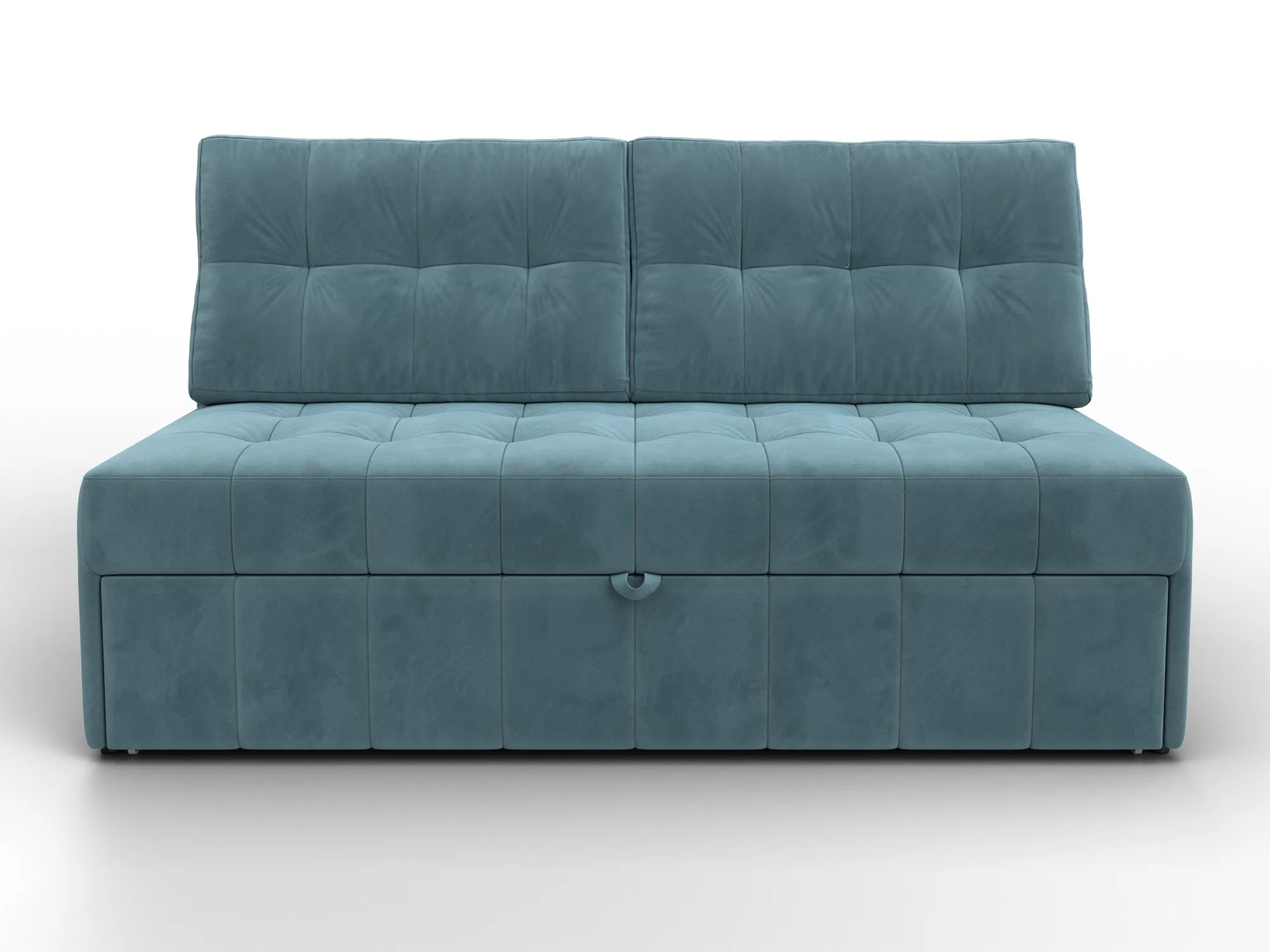 Диван прямой Лига-107 (140) ( SEVEN 113 бирюзовый )