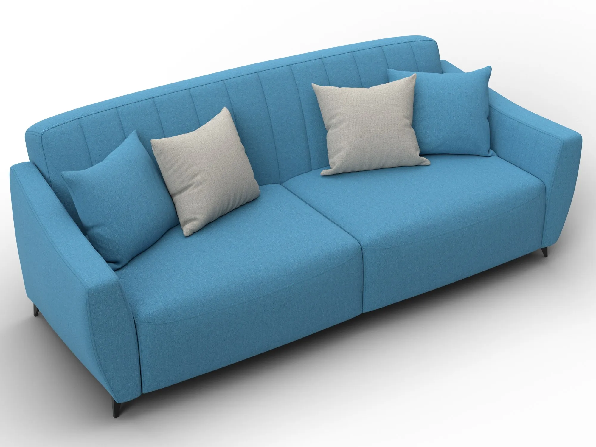 Диван-книжка Лига-095 НПБ ( Амур 10 голубой )