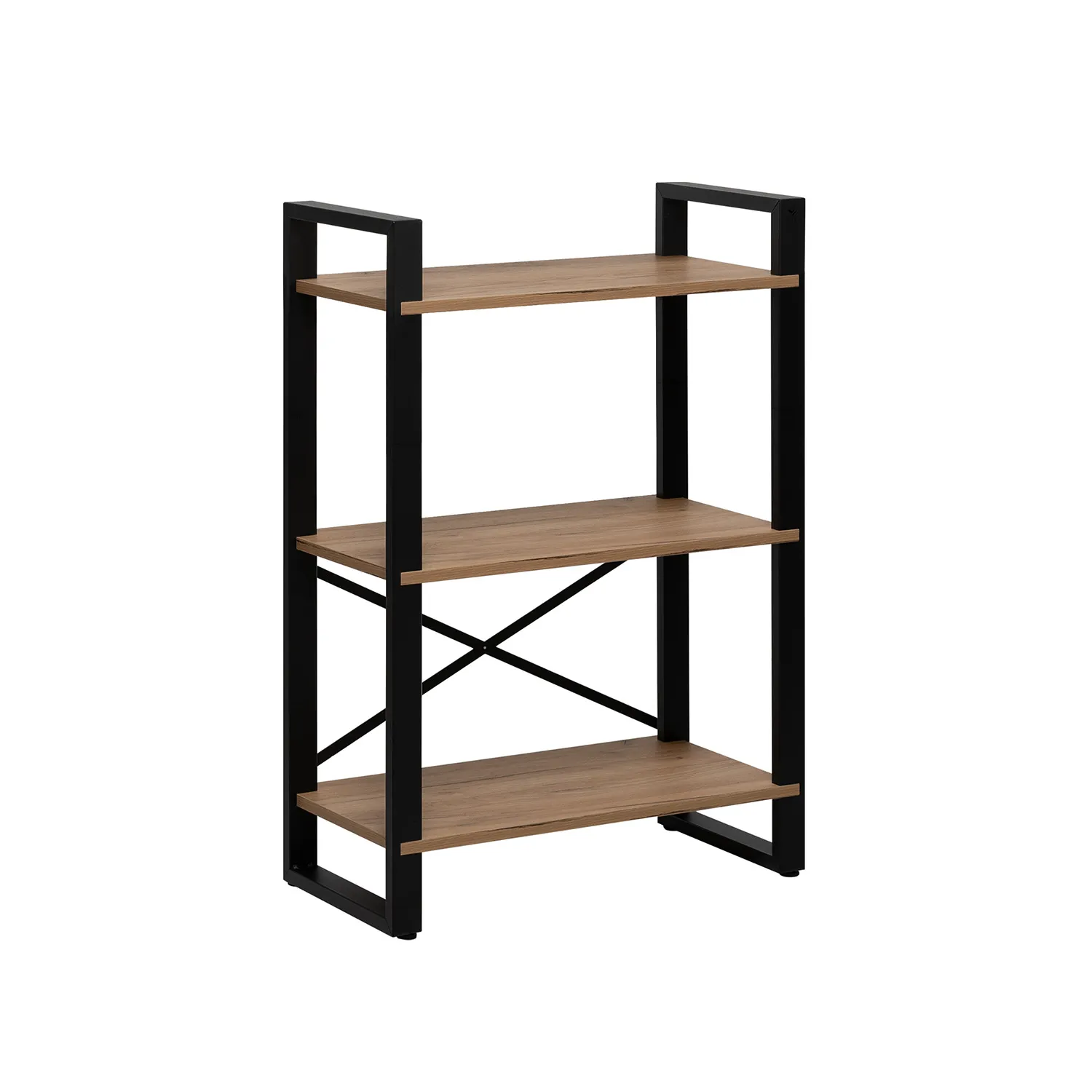 Стеллаж Leset Стилвуд 123 (Чёрный/Дуб крафт золотой)