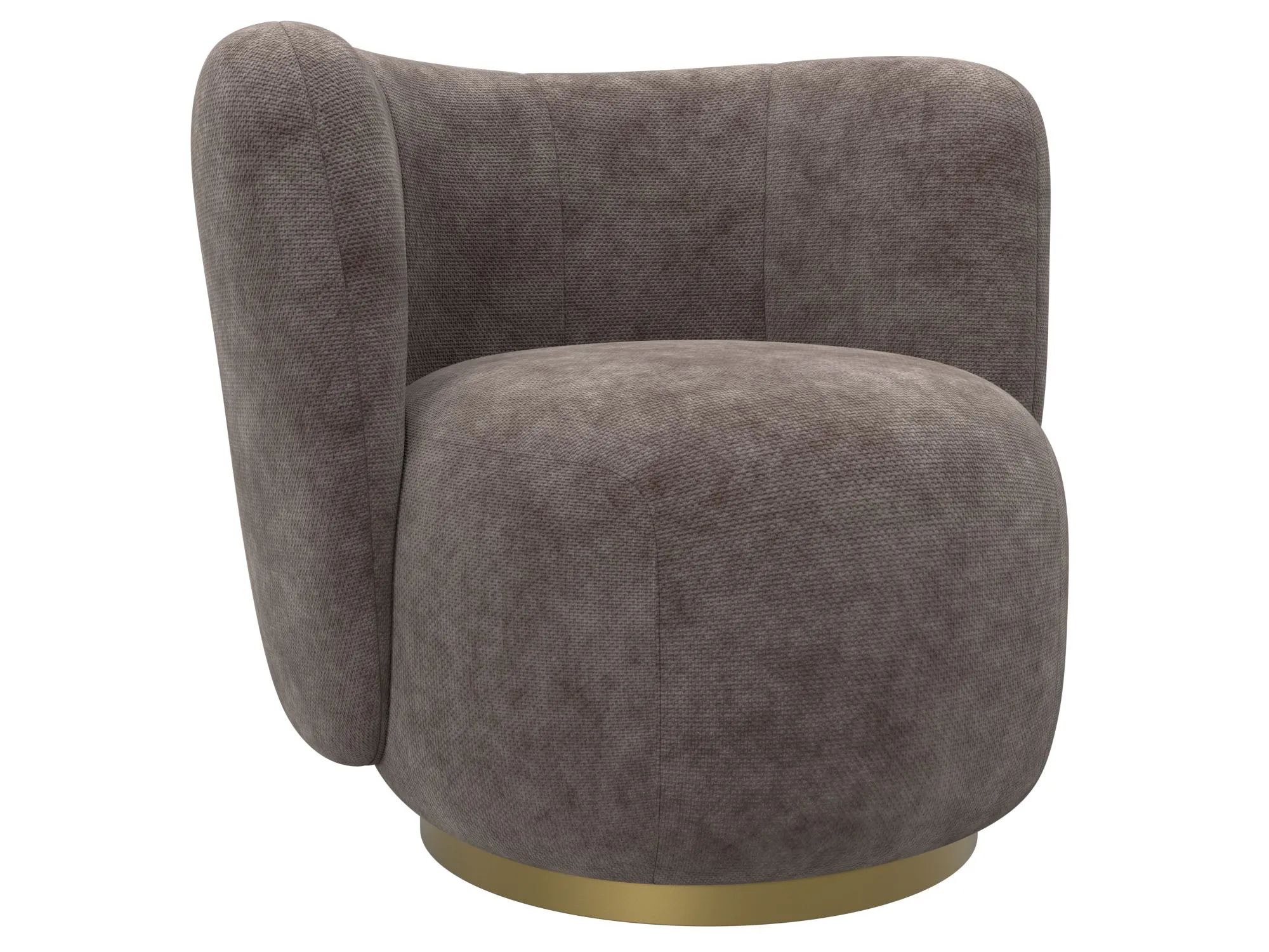 Кресло Лига-072 ( шеннил CRUZ 35 коричневый )