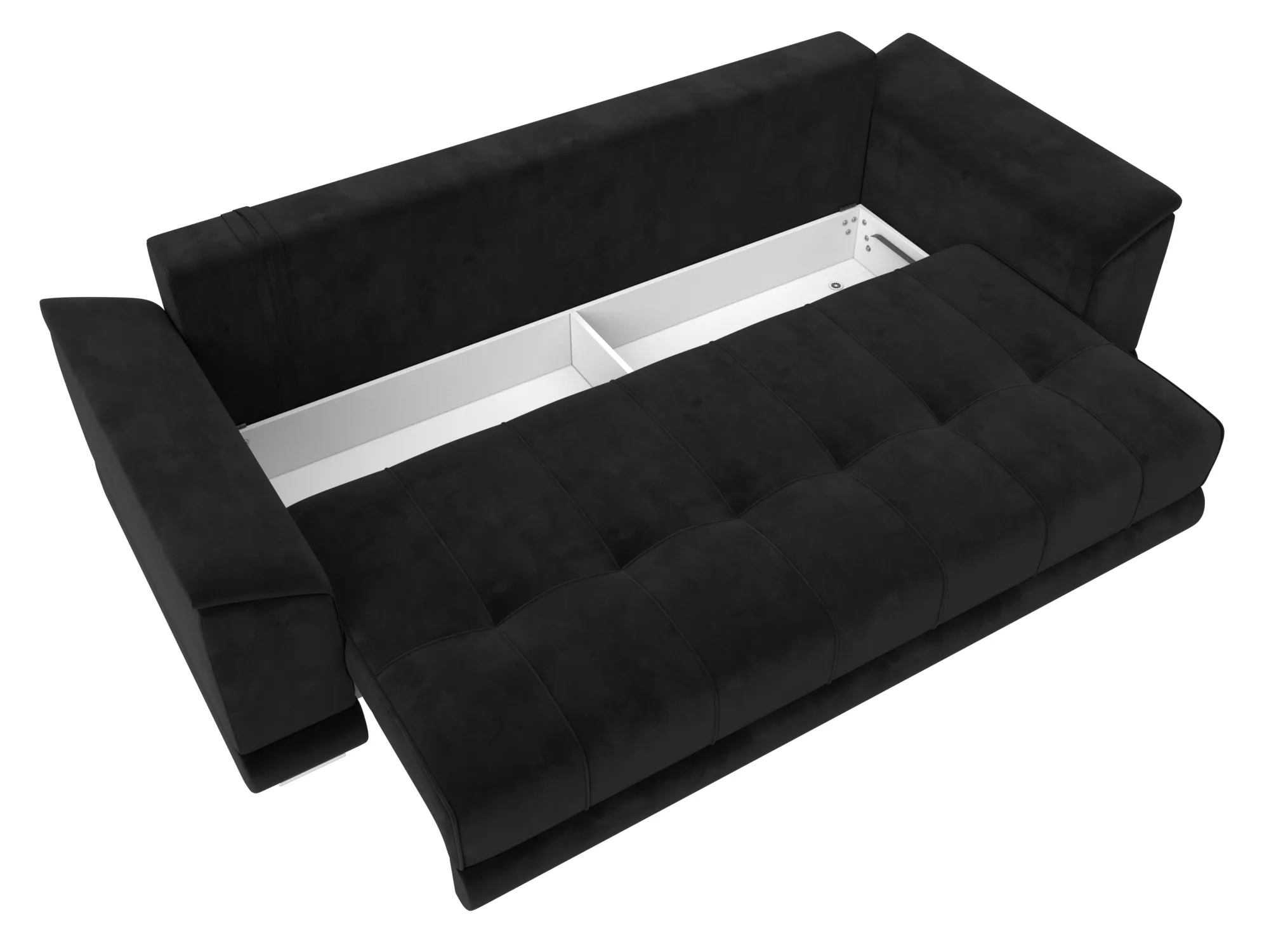 Диван прямой НордСтар НПБ ( SEVEN 35 черный )