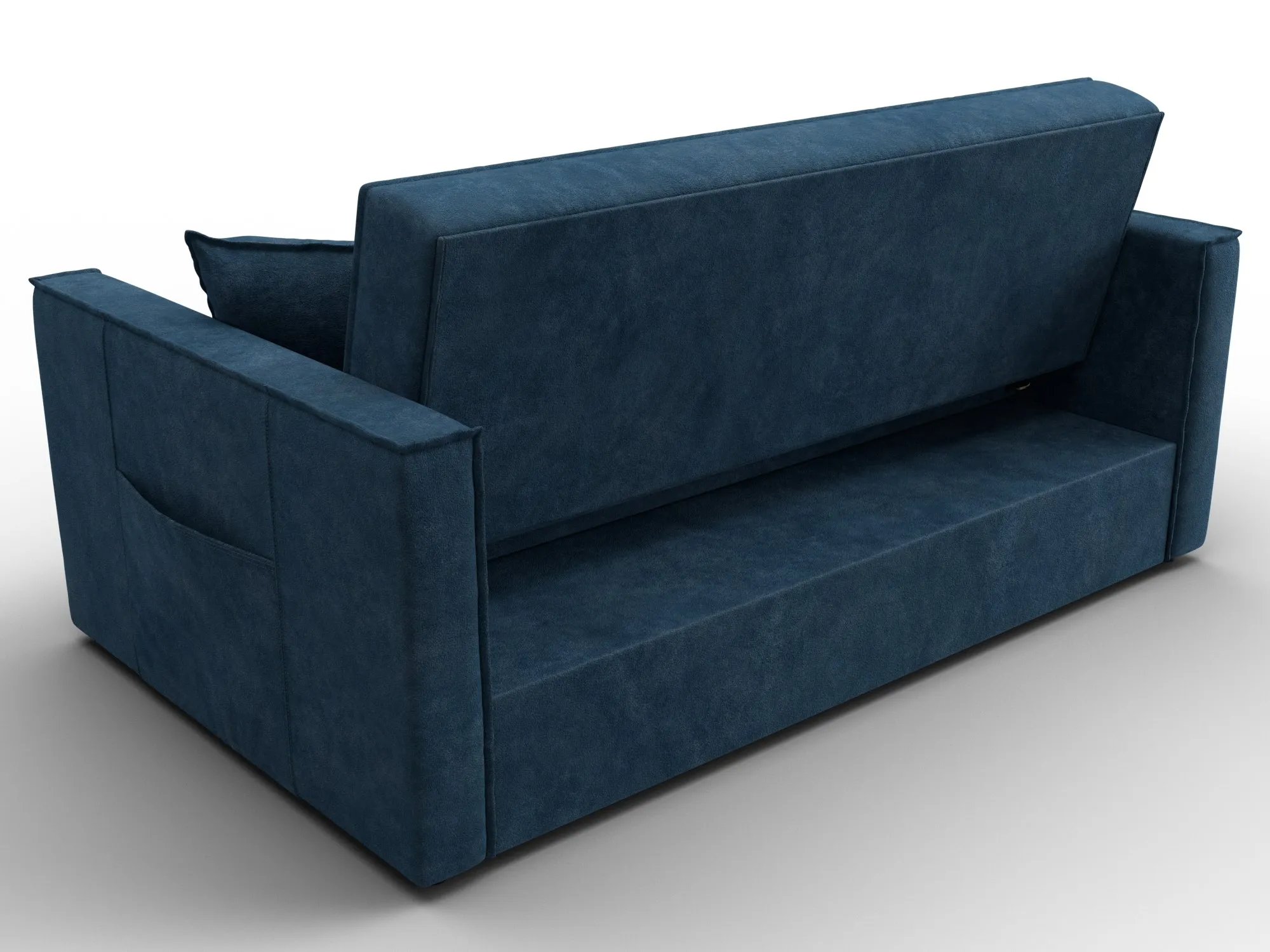 Диван прямой Лига-104 (140) ( BRUT 11 синий )