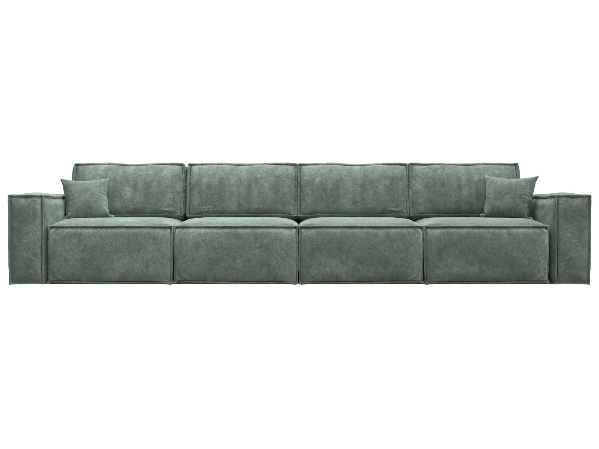 Диван прямой Лига-081 НПБ МегаЛонг ( BRUT 08 зеленый )