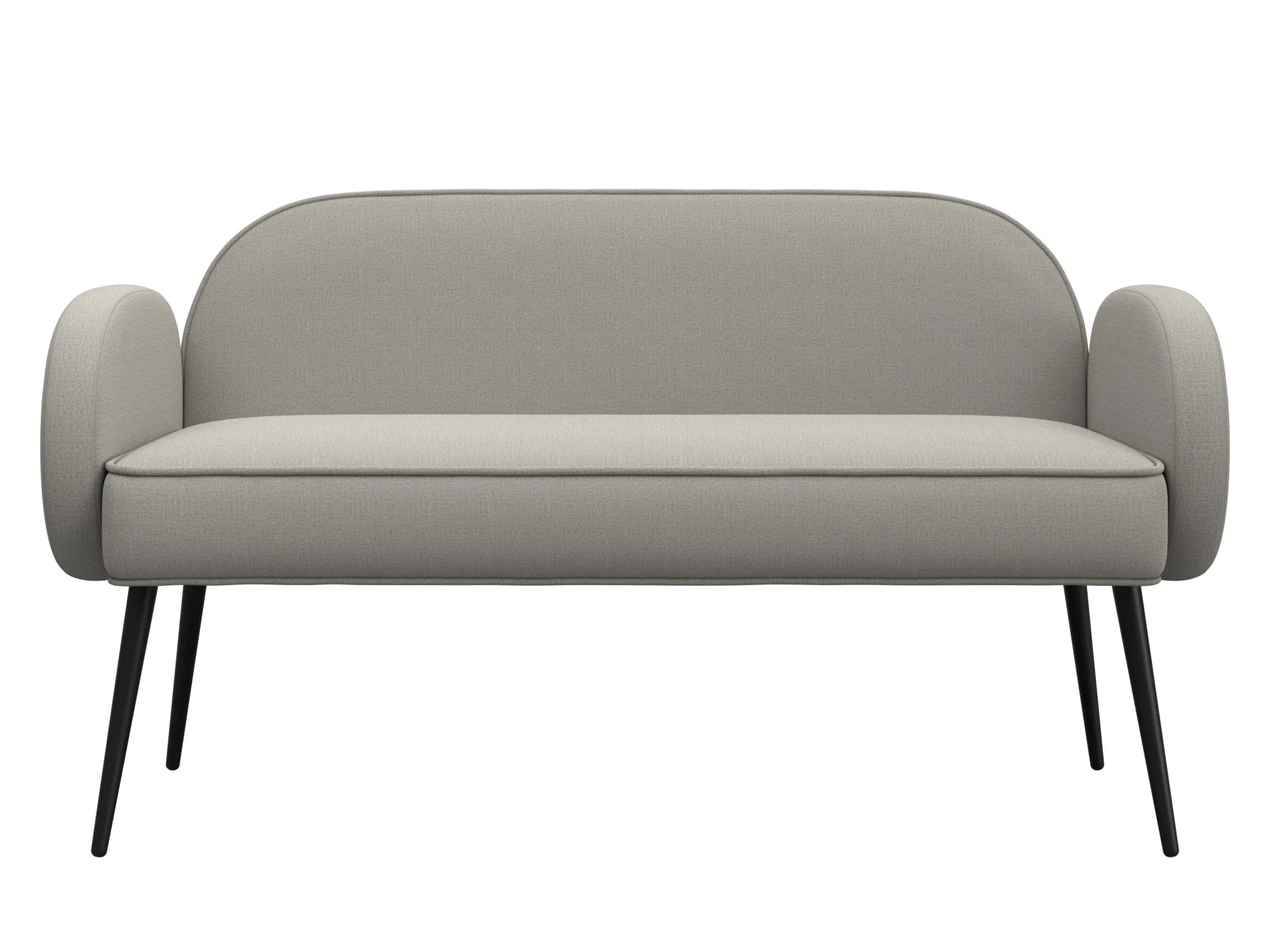 Диван прямой Лига-086 ( Амур 02 бежевый )