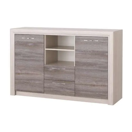 Комод Октава 2С2Я (дуб клабхаус серый)