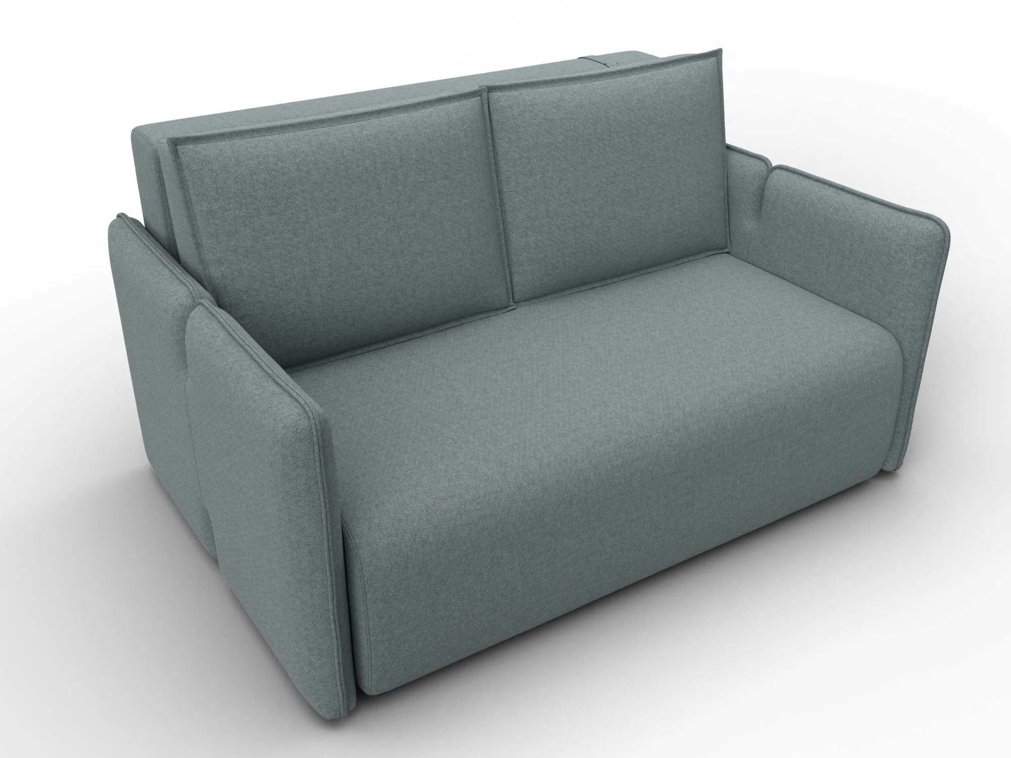 Диван прямой Лига-117 ( Амур 07 серый )